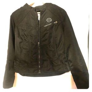 Women’s Lg  Harley Davidson Polyester/Nylon jacket